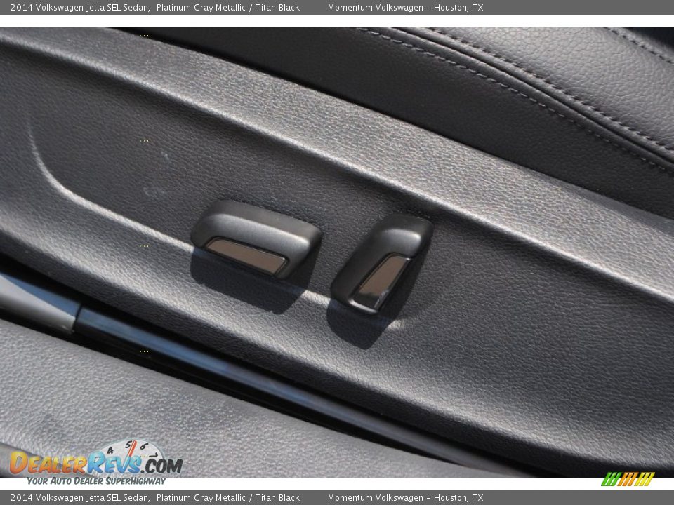 2014 Volkswagen Jetta SEL Sedan Platinum Gray Metallic / Titan Black Photo #18