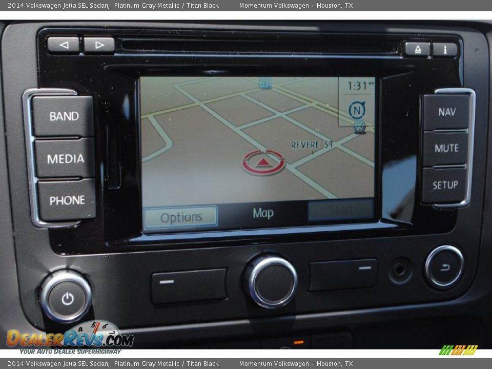 2014 Volkswagen Jetta SEL Sedan Platinum Gray Metallic / Titan Black Photo #22