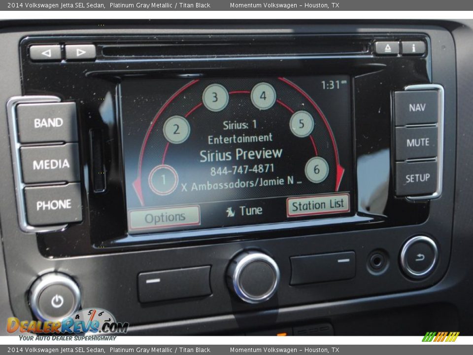 2014 Volkswagen Jetta SEL Sedan Platinum Gray Metallic / Titan Black Photo #23