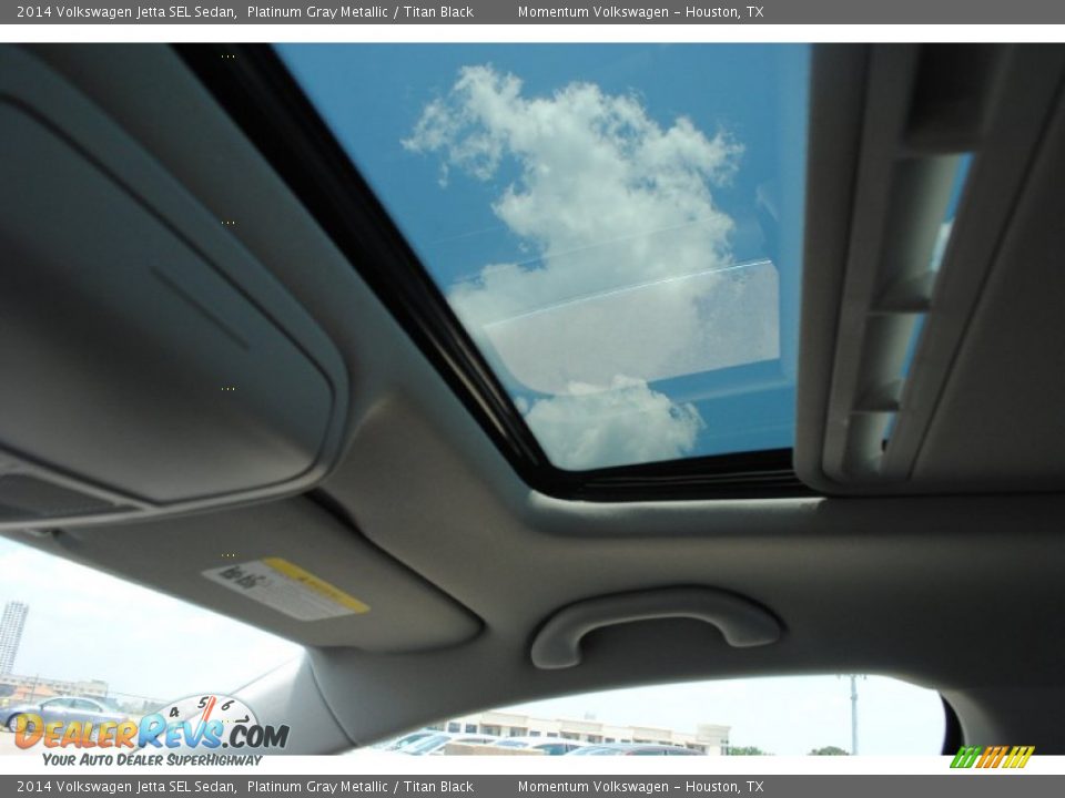 2014 Volkswagen Jetta SEL Sedan Platinum Gray Metallic / Titan Black Photo #26