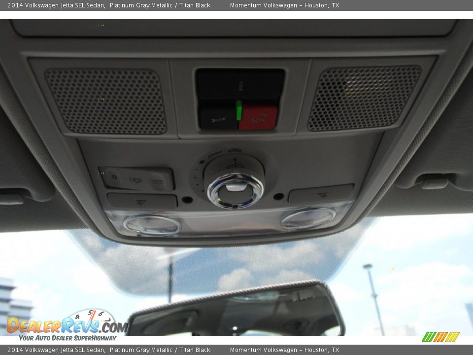 2014 Volkswagen Jetta SEL Sedan Platinum Gray Metallic / Titan Black Photo #27