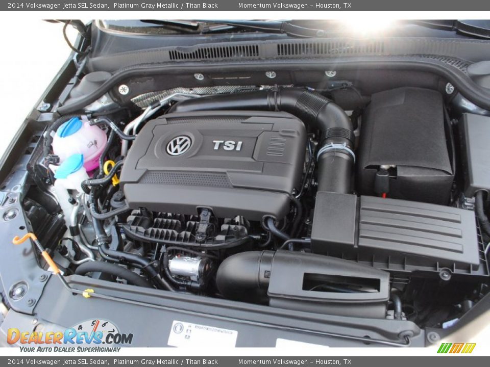 2014 Volkswagen Jetta SEL Sedan Platinum Gray Metallic / Titan Black Photo #29