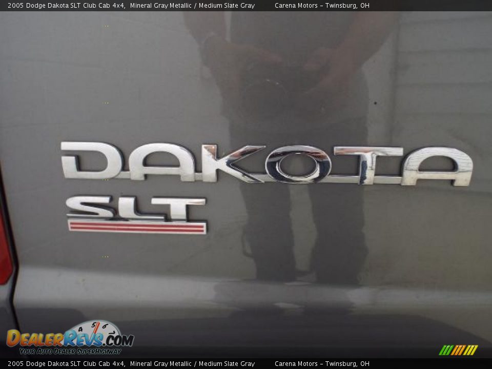 2005 Dodge Dakota SLT Club Cab 4x4 Mineral Gray Metallic / Medium Slate Gray Photo #3