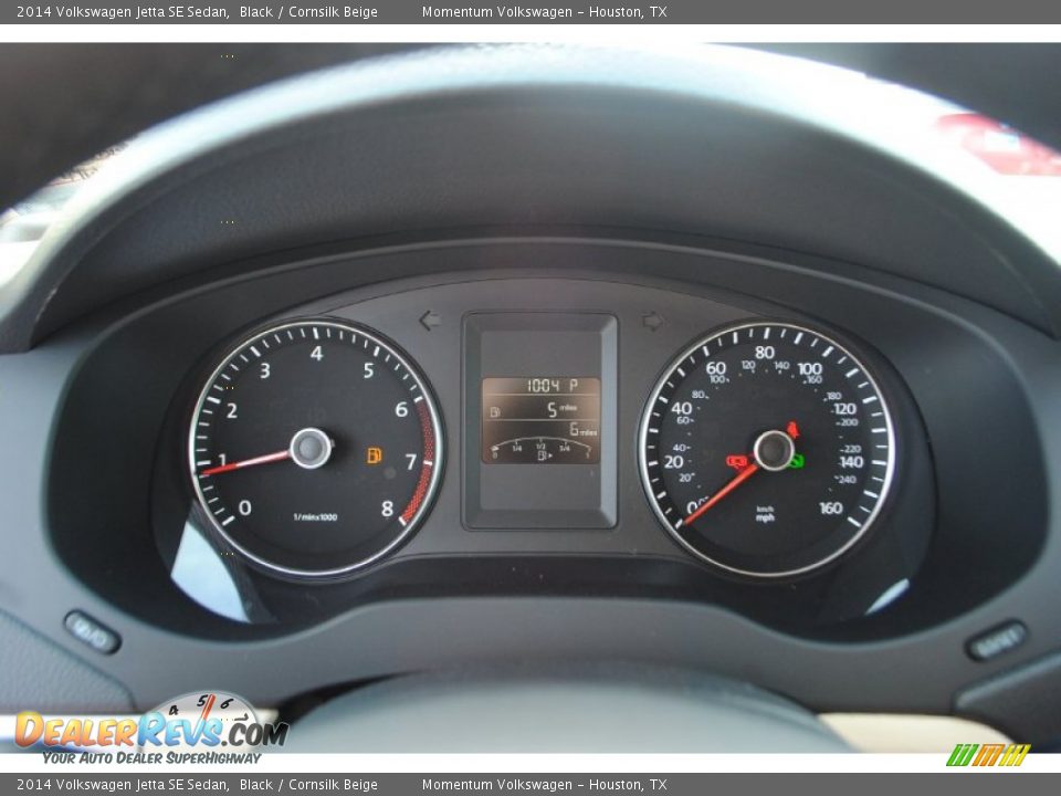2014 Volkswagen Jetta SE Sedan Black / Cornsilk Beige Photo #20