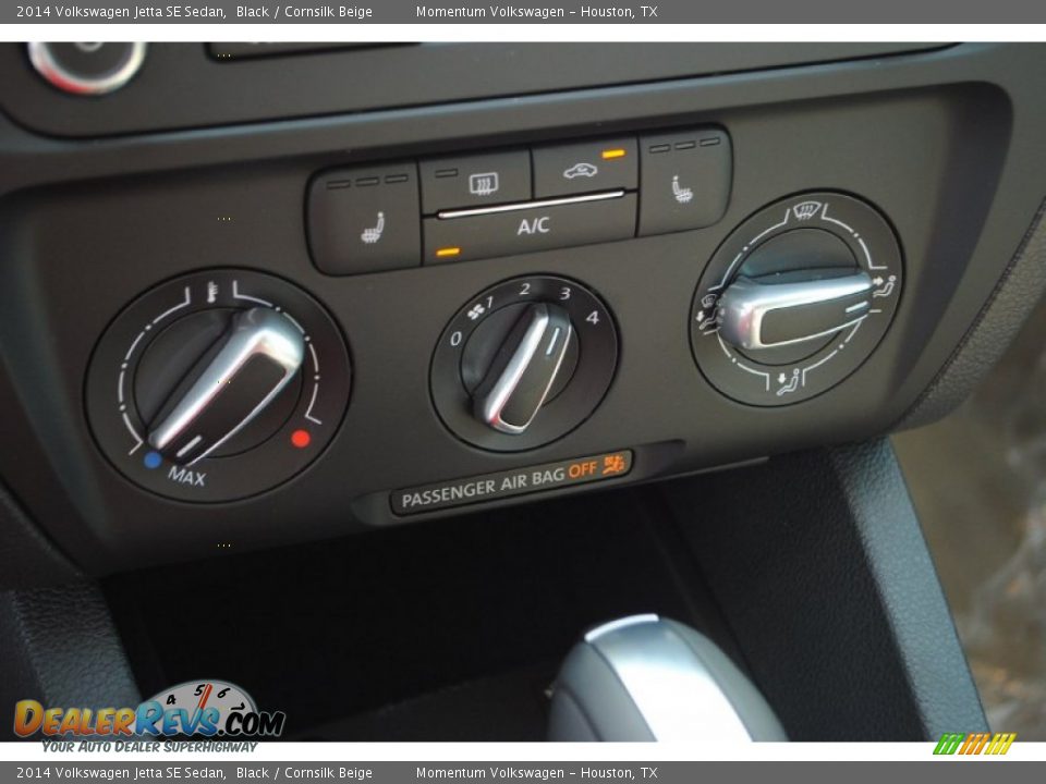 2014 Volkswagen Jetta SE Sedan Black / Cornsilk Beige Photo #22