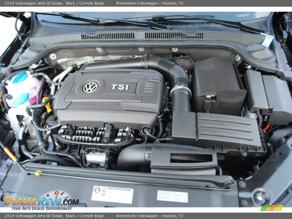 2014 Volkswagen Jetta SE Sedan Black / Cornsilk Beige Photo #25