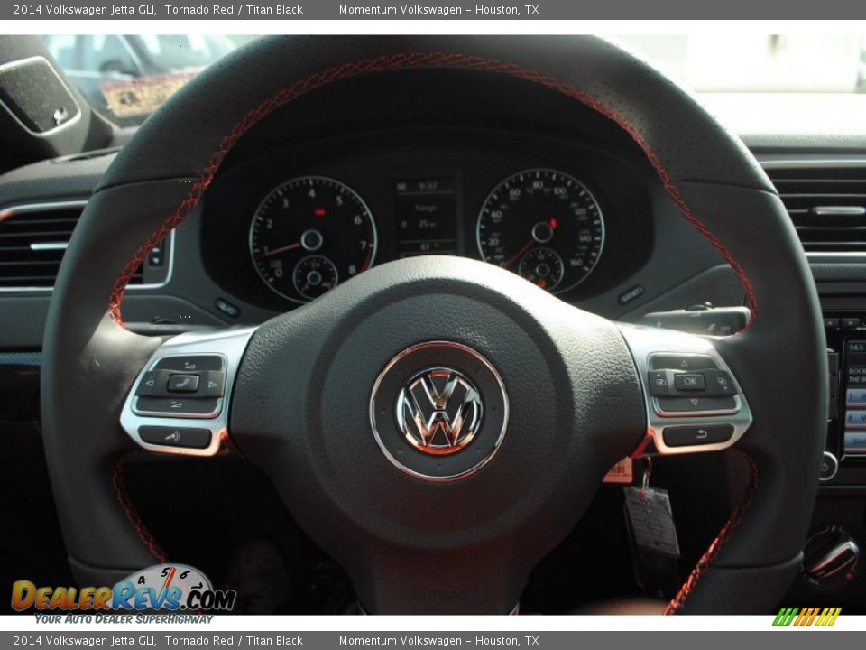 2014 Volkswagen Jetta GLI Tornado Red / Titan Black Photo #23