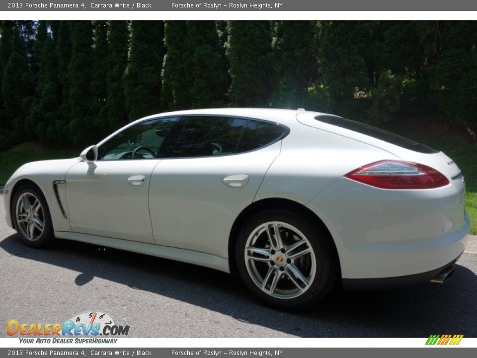 2013 Porsche Panamera 4 Carrara White / Black Photo #4