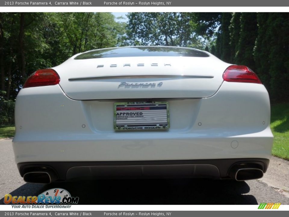 2013 Porsche Panamera 4 Carrara White / Black Photo #5