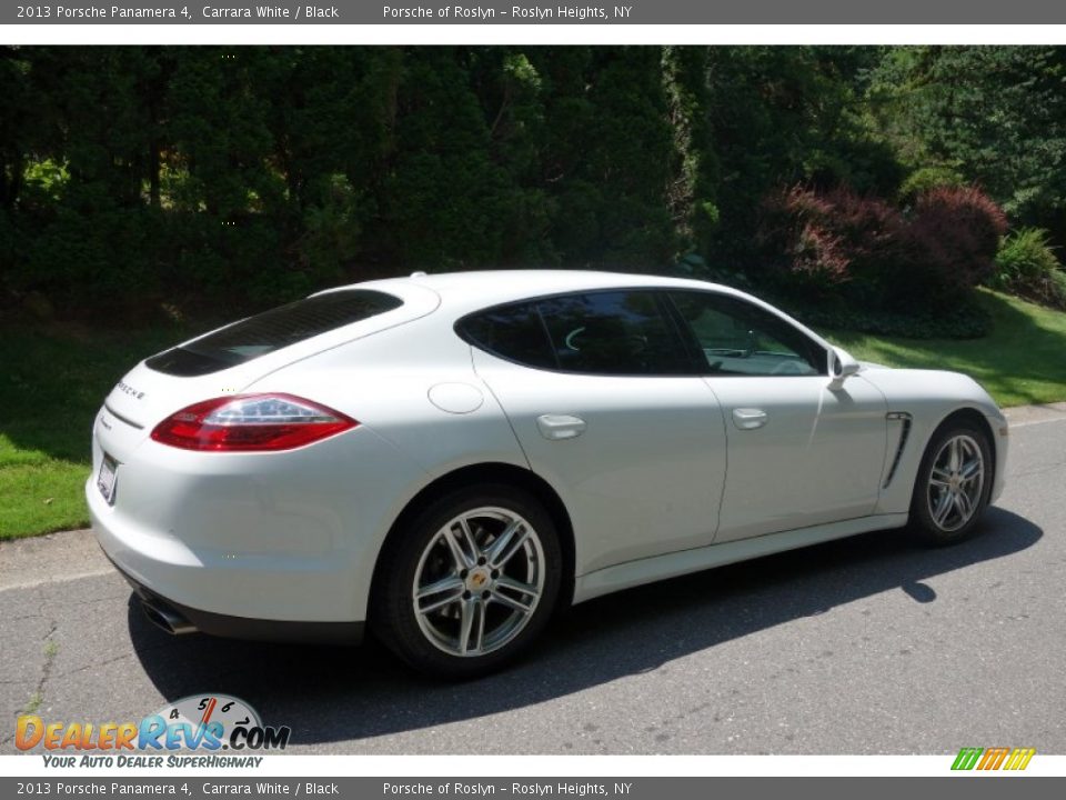 2013 Porsche Panamera 4 Carrara White / Black Photo #6