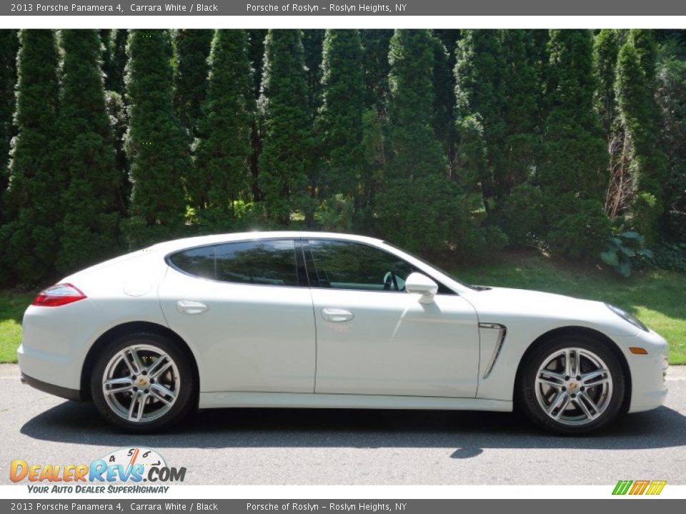 2013 Porsche Panamera 4 Carrara White / Black Photo #7