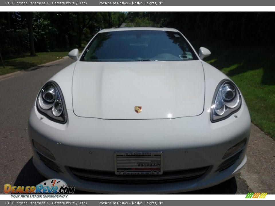 2013 Porsche Panamera 4 Carrara White / Black Photo #9