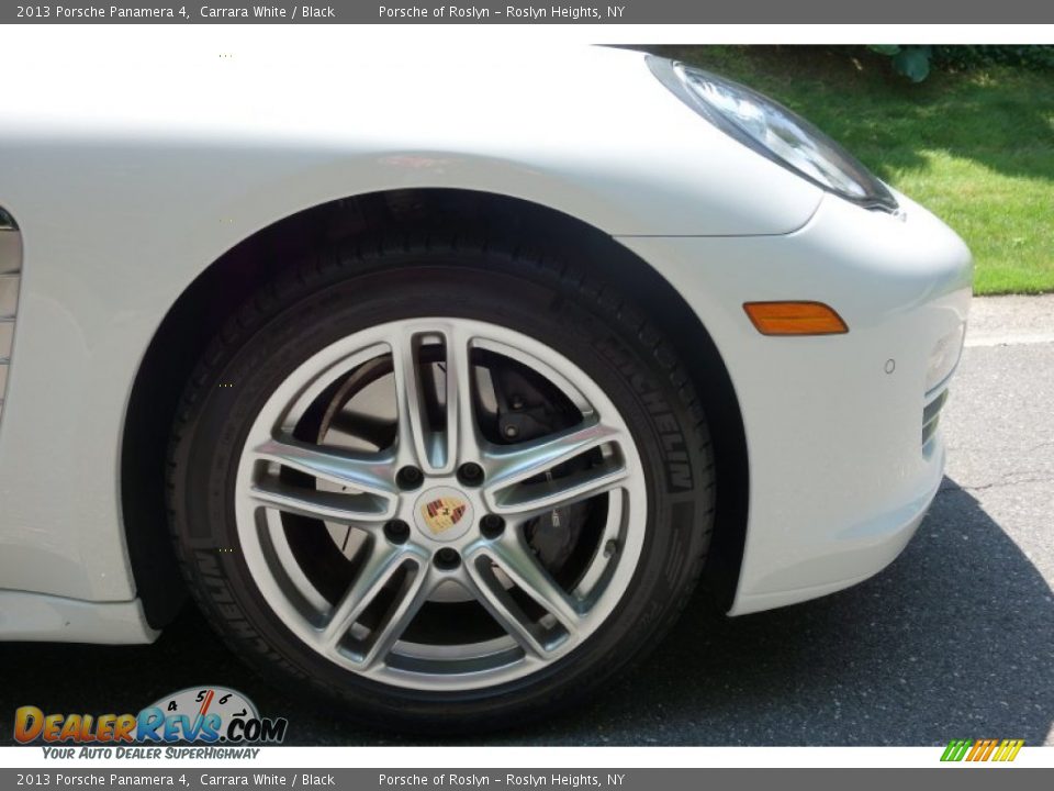 2013 Porsche Panamera 4 Carrara White / Black Photo #11