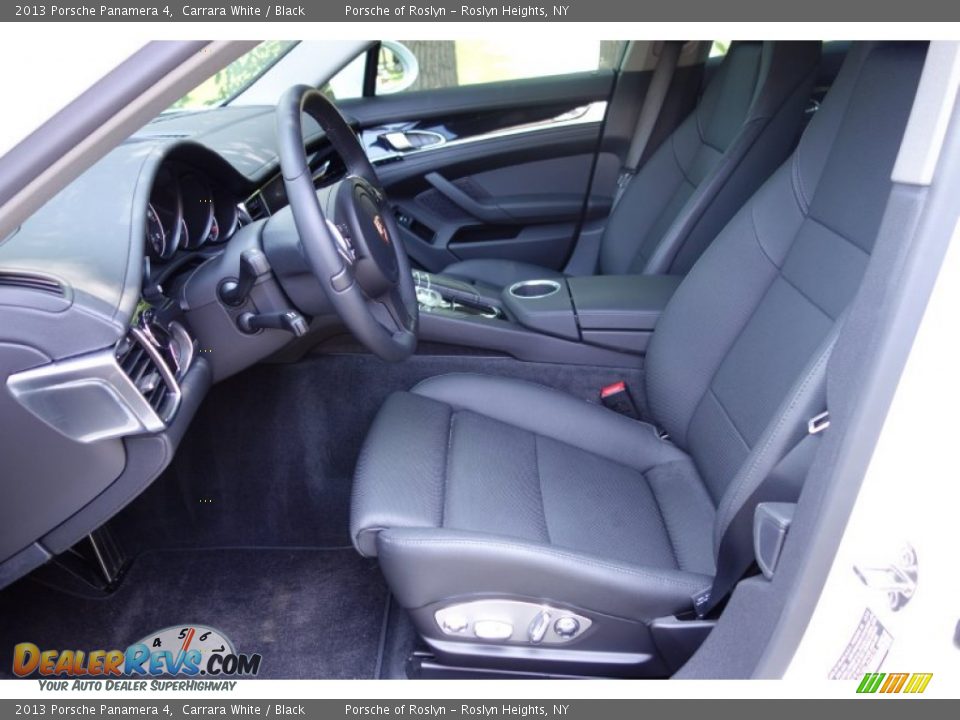 2013 Porsche Panamera 4 Carrara White / Black Photo #13