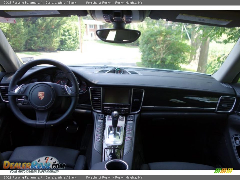 2013 Porsche Panamera 4 Carrara White / Black Photo #14