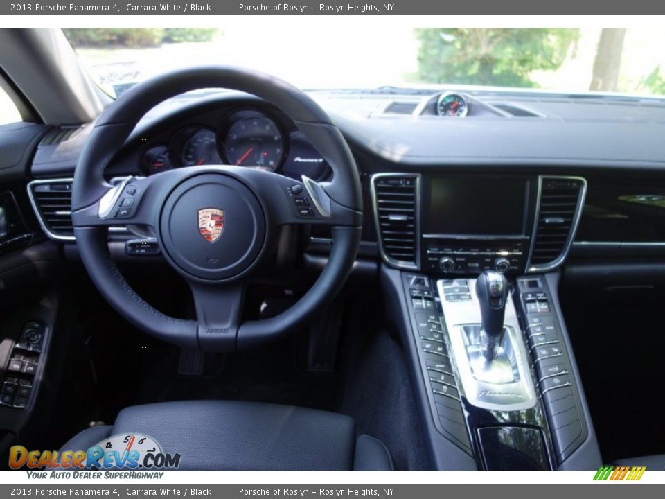 2013 Porsche Panamera 4 Carrara White / Black Photo #15