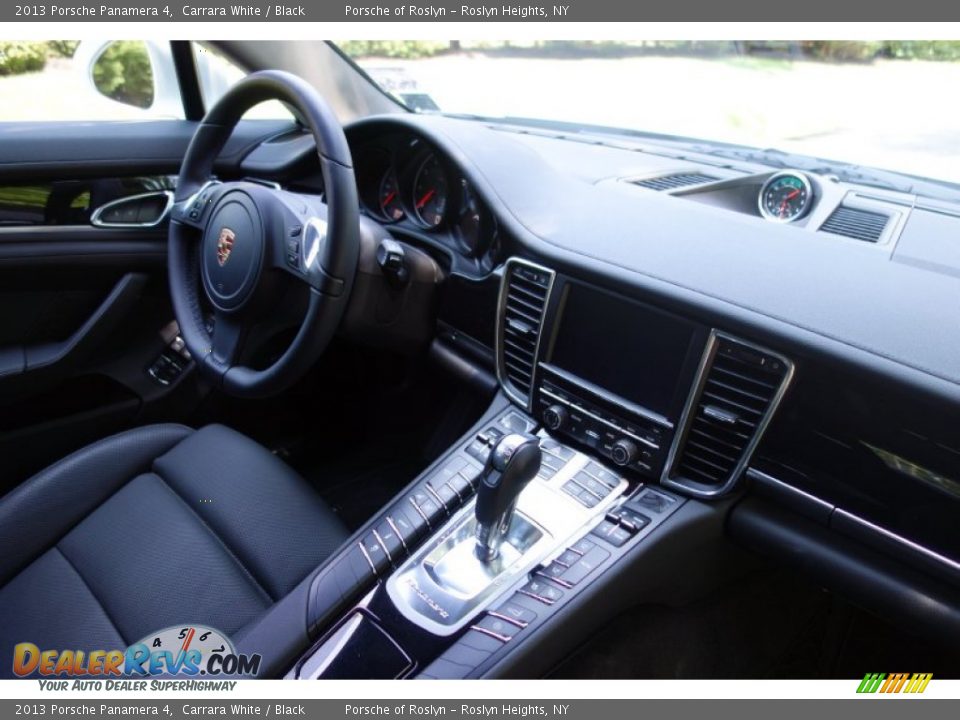 2013 Porsche Panamera 4 Carrara White / Black Photo #18