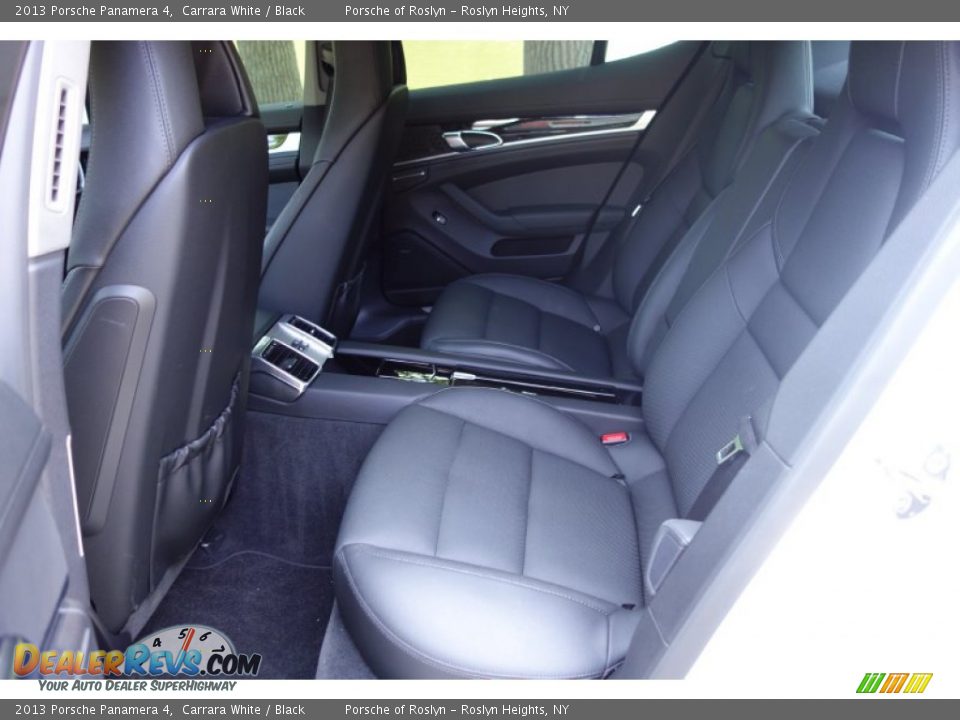 2013 Porsche Panamera 4 Carrara White / Black Photo #21