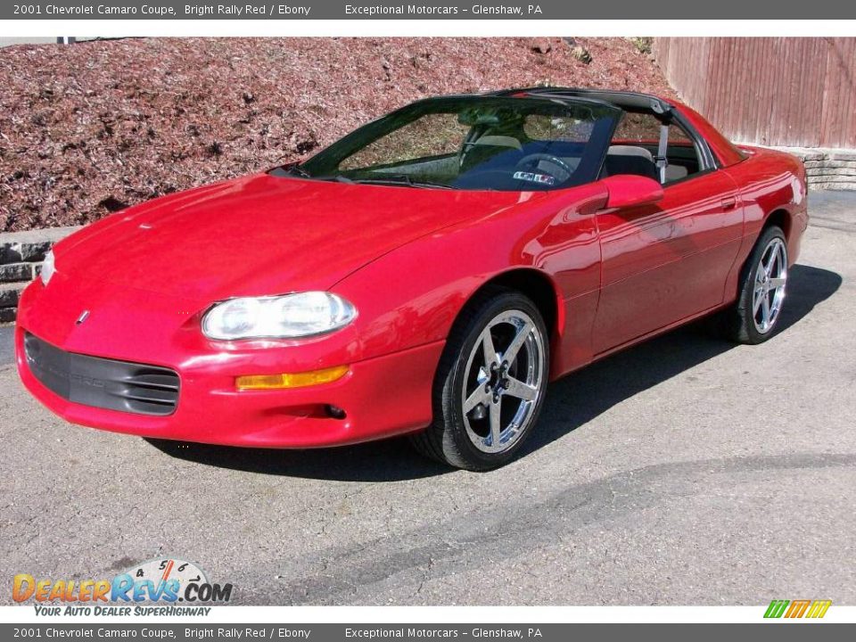 2001 Chevrolet Camaro Coupe Bright Rally Red / Ebony Photo #1