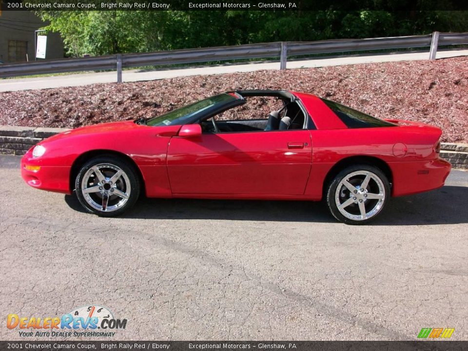 2001 Chevrolet Camaro Coupe Bright Rally Red / Ebony Photo #2