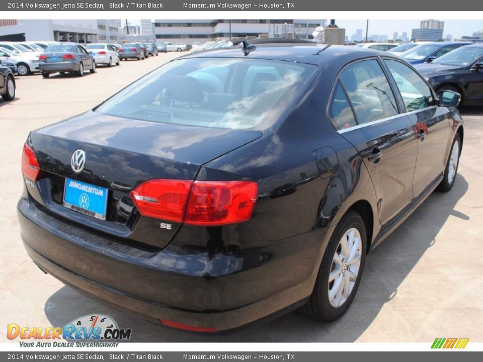 2014 Volkswagen Jetta SE Sedan Black / Titan Black Photo #2