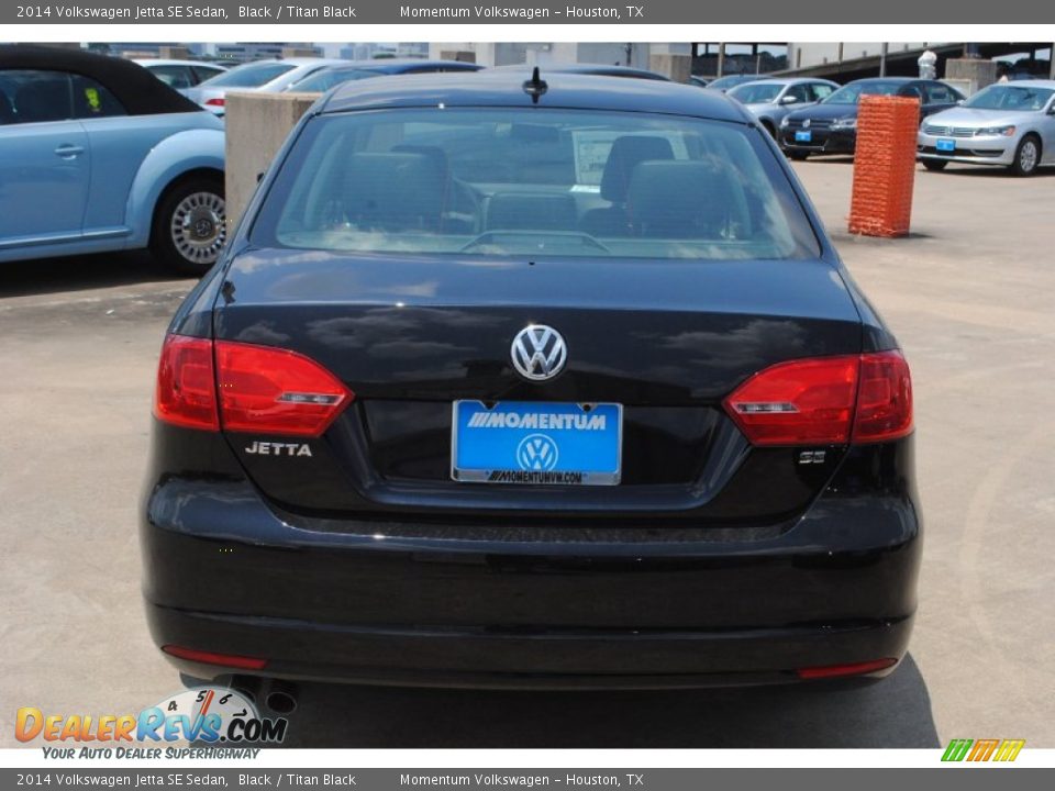 2014 Volkswagen Jetta SE Sedan Black / Titan Black Photo #3