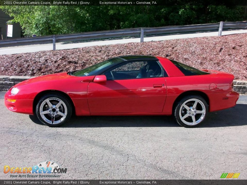 2001 Chevrolet Camaro Coupe Bright Rally Red / Ebony Photo #3