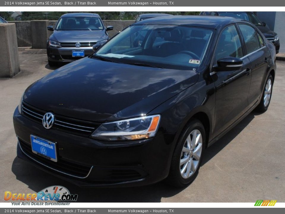 2014 Volkswagen Jetta SE Sedan Black / Titan Black Photo #5