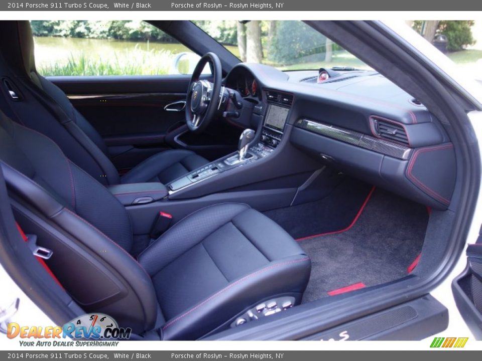 Black Interior - 2014 Porsche 911 Turbo S Coupe Photo #17