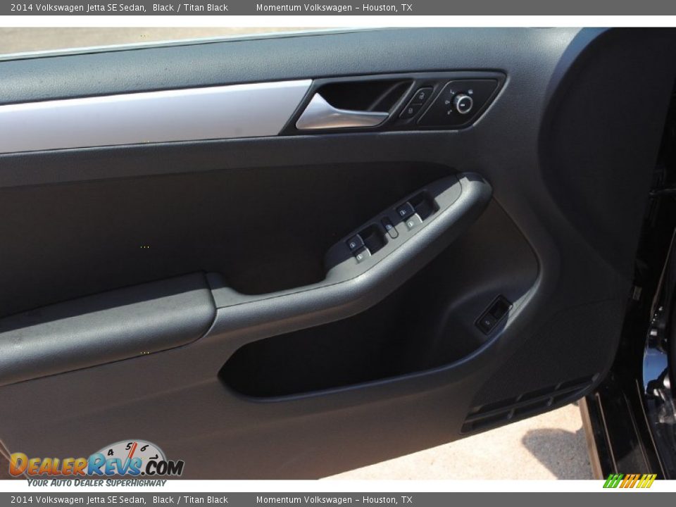 2014 Volkswagen Jetta SE Sedan Black / Titan Black Photo #8
