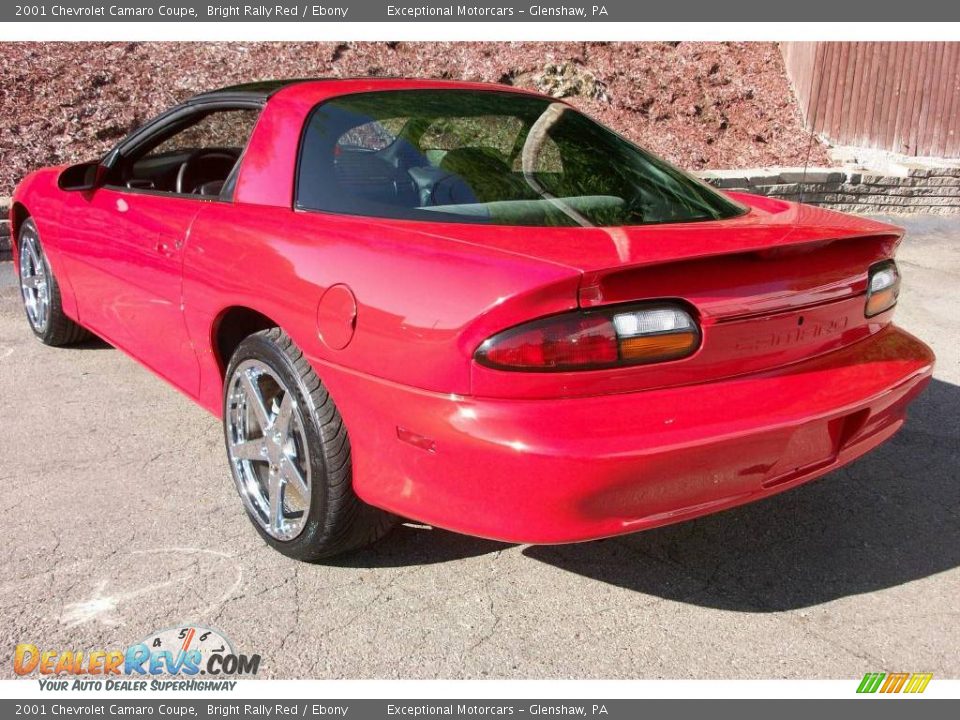 2001 Chevrolet Camaro Coupe Bright Rally Red / Ebony Photo #4