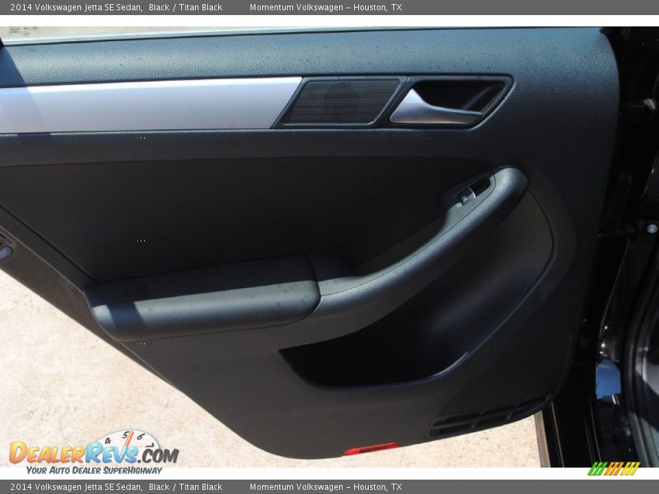 2014 Volkswagen Jetta SE Sedan Black / Titan Black Photo #10