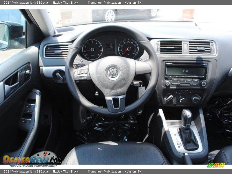 2014 Volkswagen Jetta SE Sedan Black / Titan Black Photo #12
