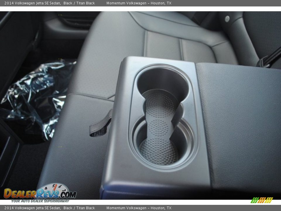 2014 Volkswagen Jetta SE Sedan Black / Titan Black Photo #14