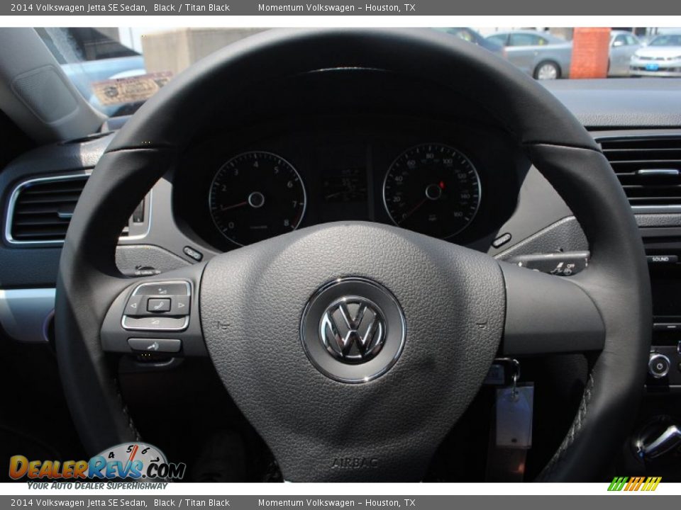 2014 Volkswagen Jetta SE Sedan Black / Titan Black Photo #20
