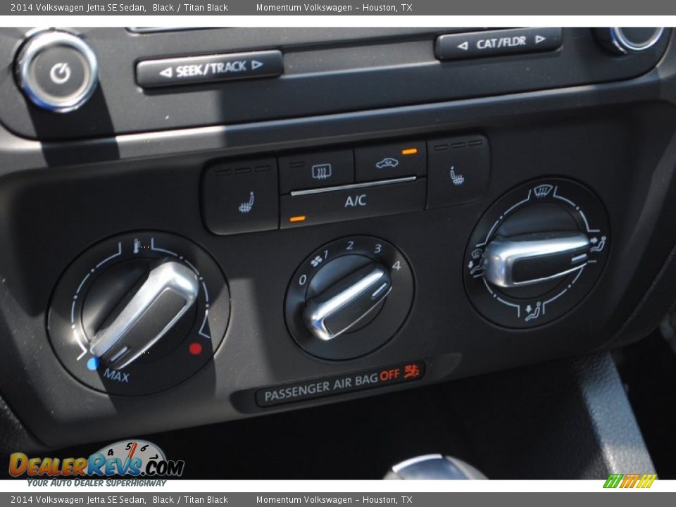 2014 Volkswagen Jetta SE Sedan Black / Titan Black Photo #23