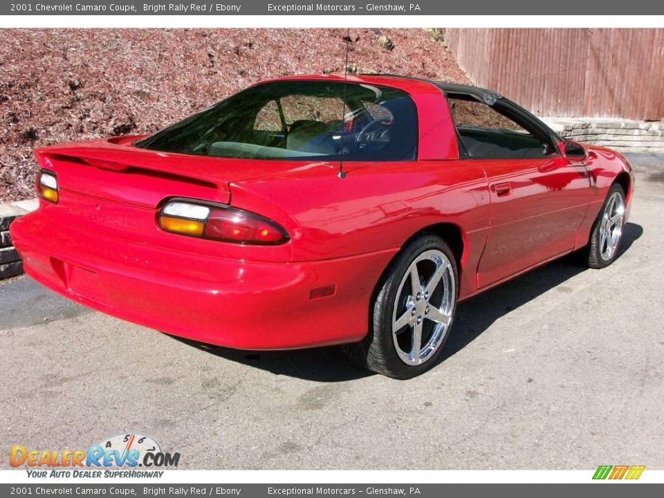 2001 Chevrolet Camaro Coupe Bright Rally Red / Ebony Photo #7