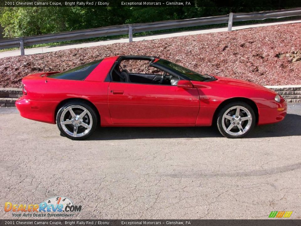 2001 Chevrolet Camaro Coupe Bright Rally Red / Ebony Photo #8
