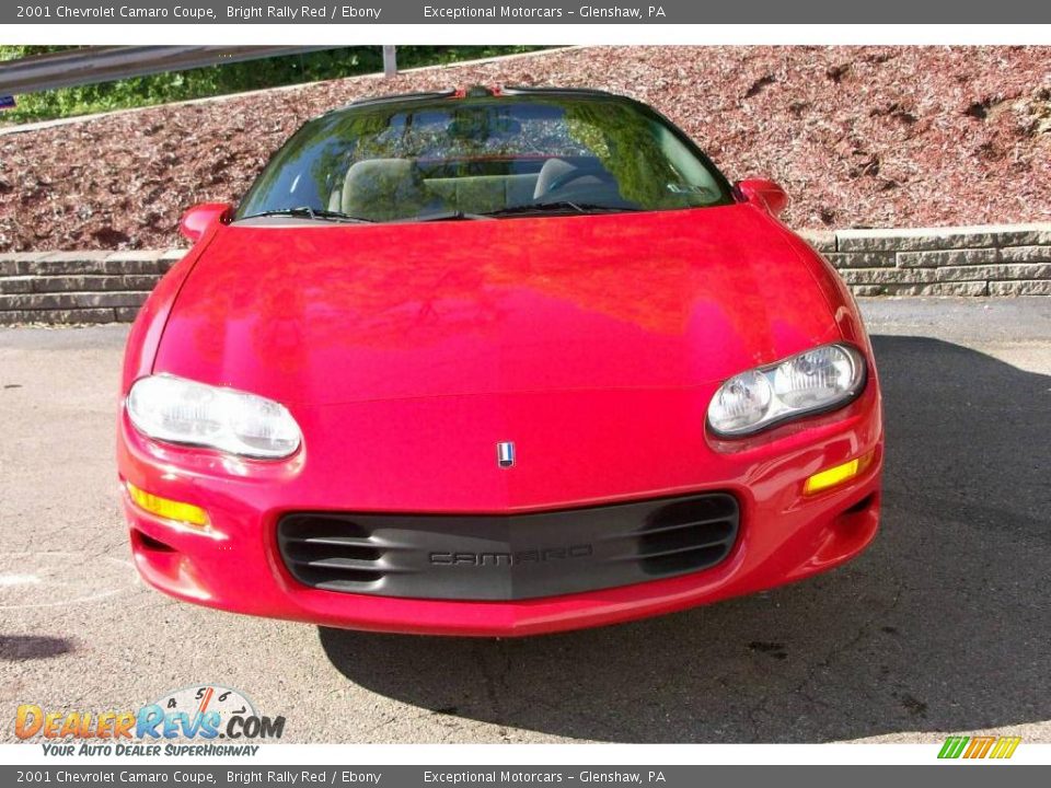 2001 Chevrolet Camaro Coupe Bright Rally Red / Ebony Photo #10
