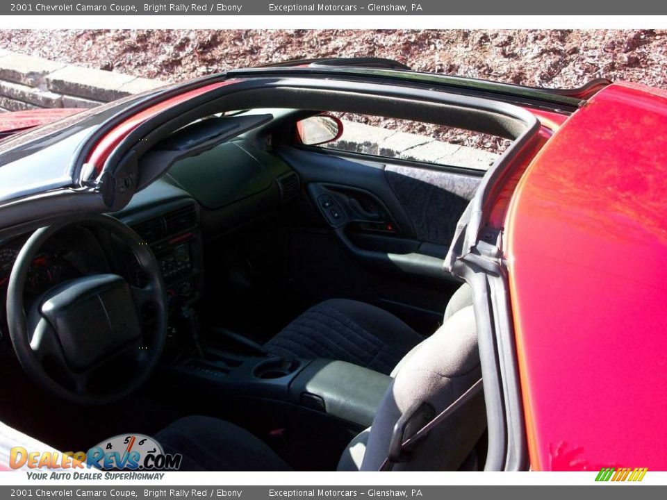 2001 Chevrolet Camaro Coupe Bright Rally Red / Ebony Photo #12
