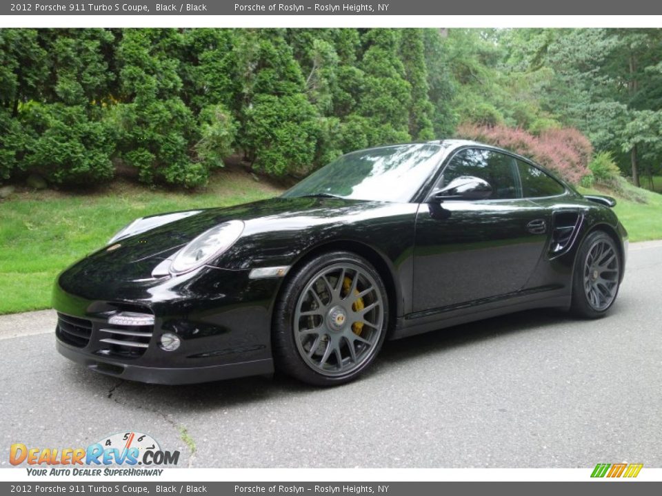Front 3/4 View of 2012 Porsche 911 Turbo S Coupe Photo #1