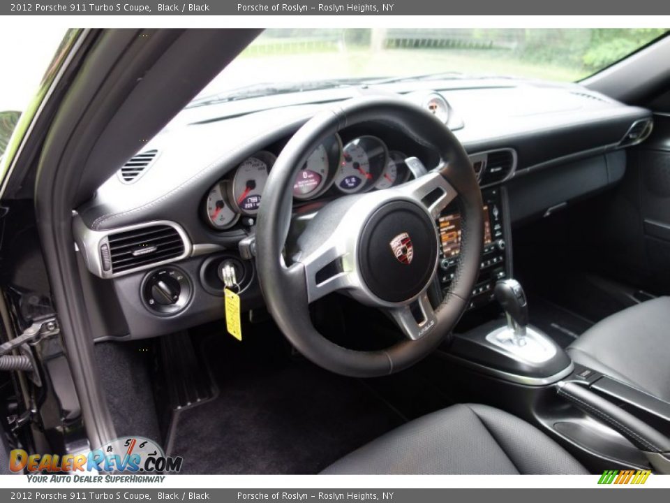 2012 Porsche 911 Turbo S Coupe Black / Black Photo #18