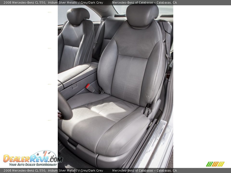 Front Seat of 2008 Mercedes-Benz CL 550 Photo #13