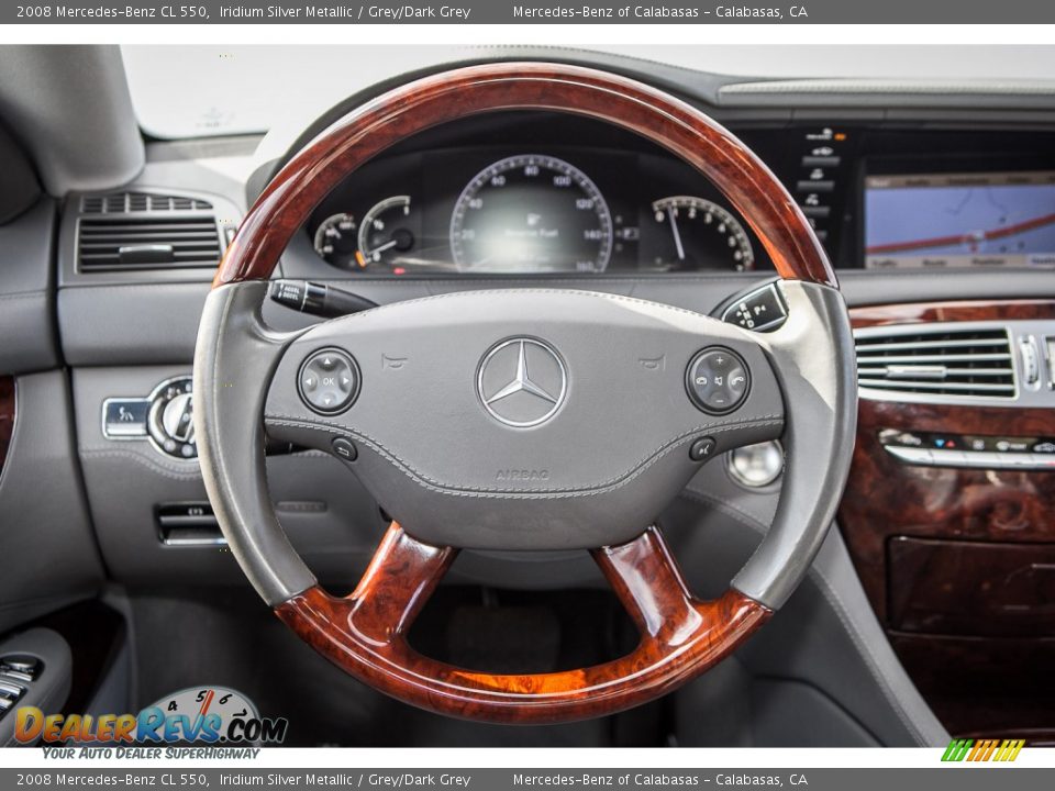 2008 Mercedes-Benz CL 550 Steering Wheel Photo #17