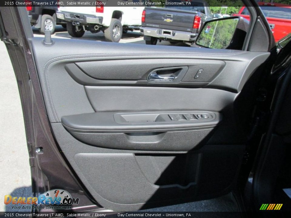 2015 Chevrolet Traverse LT AWD Sable Metallic / Ebony Photo #12