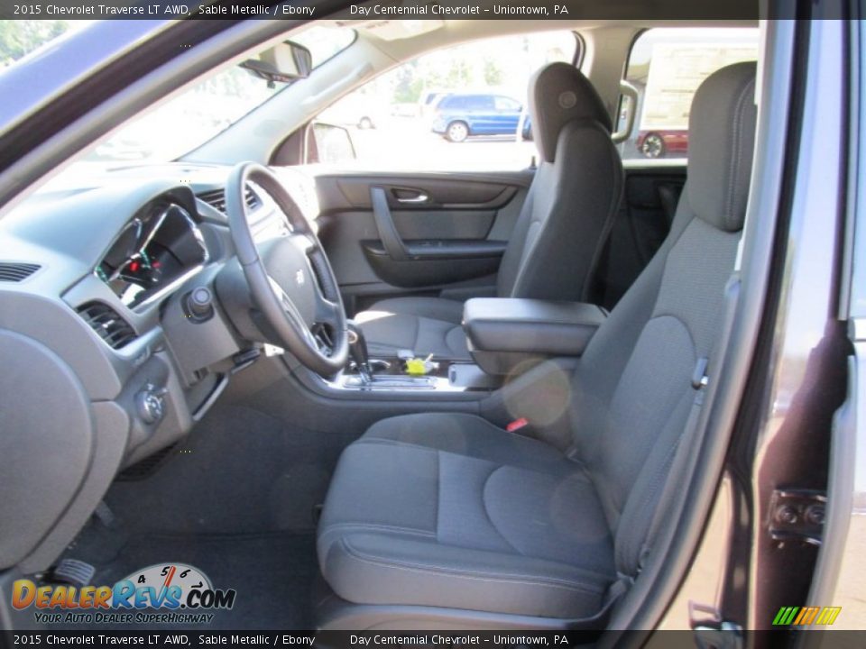 2015 Chevrolet Traverse LT AWD Sable Metallic / Ebony Photo #13