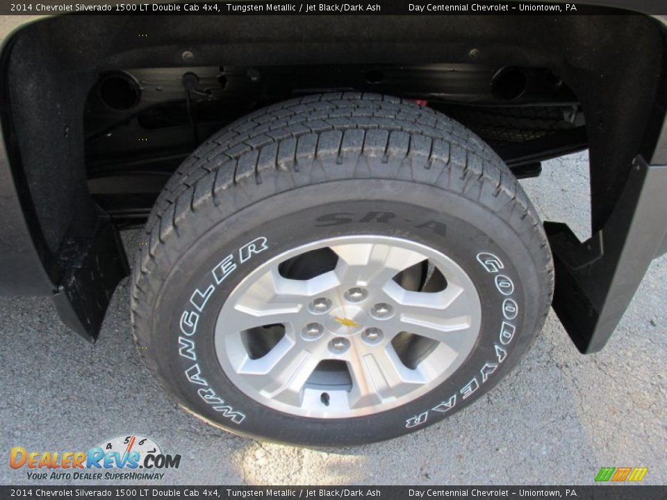 2014 Chevrolet Silverado 1500 LT Double Cab 4x4 Tungsten Metallic / Jet Black/Dark Ash Photo #3