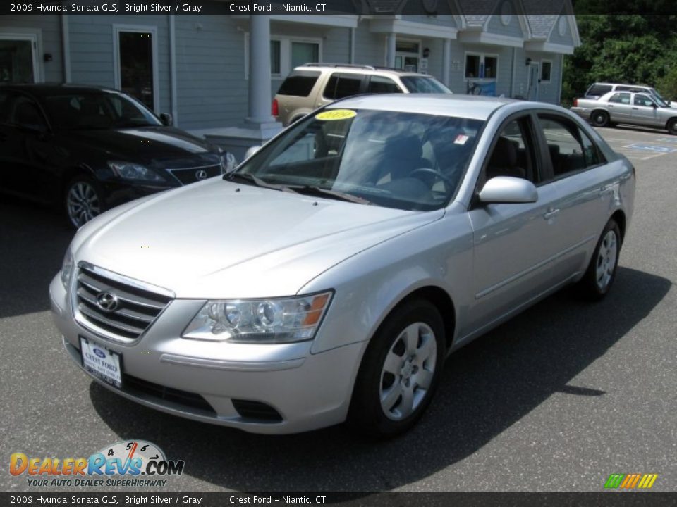 2009 Hyundai Sonata GLS Bright Silver / Gray Photo #3