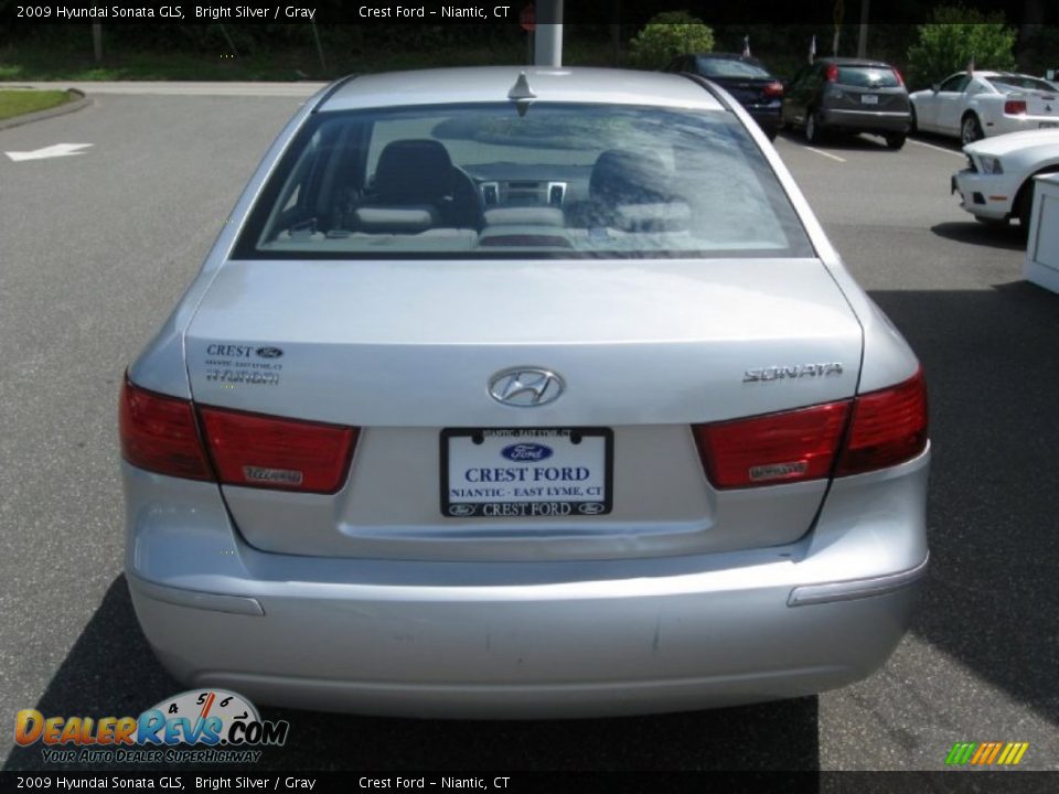 2009 Hyundai Sonata GLS Bright Silver / Gray Photo #6
