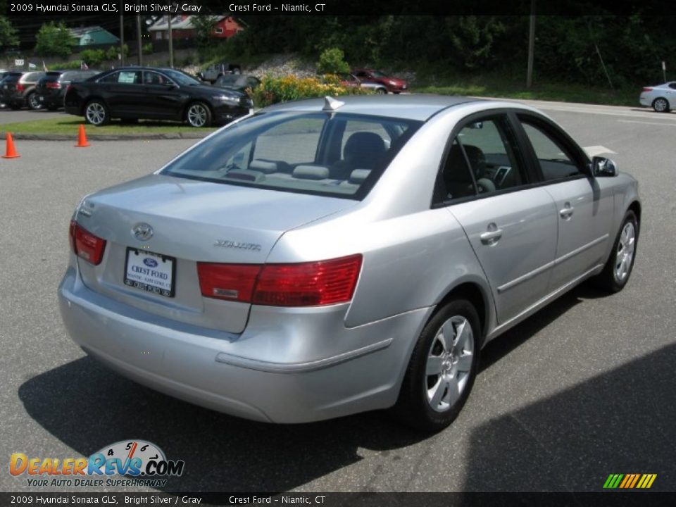 2009 Hyundai Sonata GLS Bright Silver / Gray Photo #7